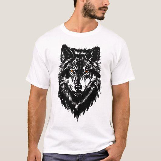 Het hoofd van de wolf t-shirt (Voorkant)