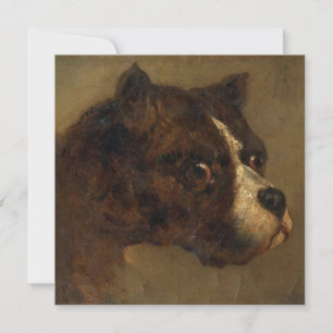 Het hoofd van een Bulldog Kaart