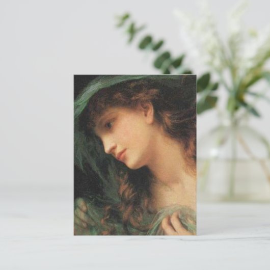 Het hoofd van een Nymph Briefkaart (Staand voorkant)