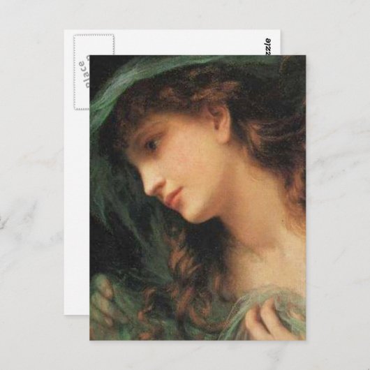 Het hoofd van een Nymph Briefkaart (Voorkant / Achterkant)