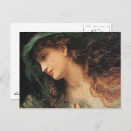 Het hoofd van een Nymph Briefkaart (Voorkant / Achterkant)