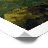 Het hoofd van het meer van Nemi (olie op het canva Poster (Hoek)