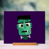 Het hoofd van het monster van Frankenstein Acryl Bord (Neutraal)