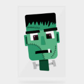 Het hoofd van het monster van Frankenstein Acryl Bord (Voorkant)