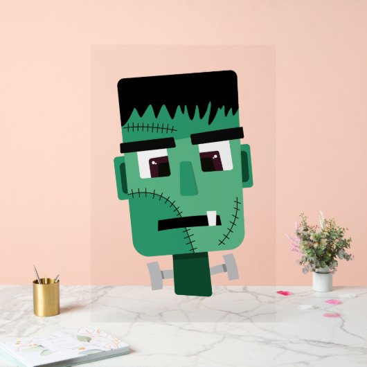 Het hoofd van het monster van Frankenstein Acryl Bord (Huwelijk)