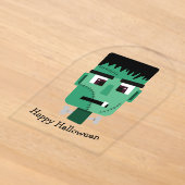 Het hoofd van het monster van Frankenstein Acryl Uitnodigingen (Laagn)