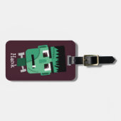 Het hoofd van het monster van Frankenstein Bagagelabel (Voorkant horizontaal)