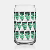 Het hoofd van het monster van Frankenstein Blikvorm Glas (Voorkant)
