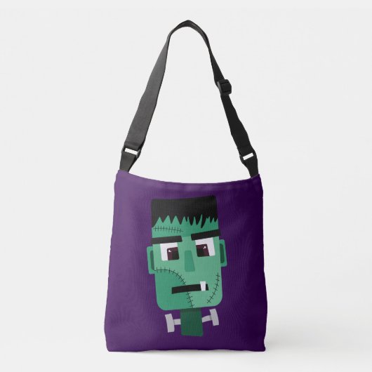 Het hoofd van het monster van Frankenstein Crossbody Tas (Voorkant)