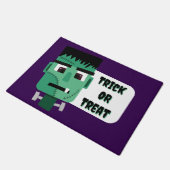 Het hoofd van het monster van Frankenstein Deurmat (Schuin)