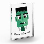 Het hoofd van het monster van Frankenstein Fotoblokken (Links)