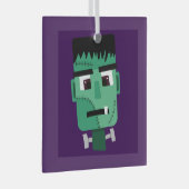 Het hoofd van het monster van Frankenstein Glas Ornament (Voorkant Rechts)
