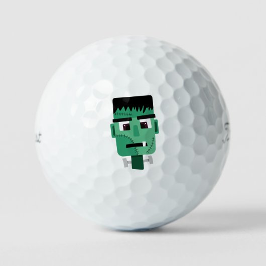 Het hoofd van het monster van Frankenstein Golfballen (Voorkant)