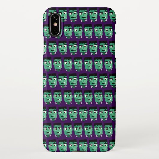 Het hoofd van het monster van Frankenstein iPhone Hoesje (Achterkant)