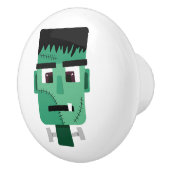 Het hoofd van het monster van Frankenstein Keramische Knop (Rechts)