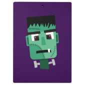 Het hoofd van het monster van Frankenstein Klembord (Achterkant)