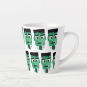 Het hoofd van het monster van Frankenstein Latte Mok (Rechts)