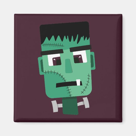 Het hoofd van het monster van Frankenstein Magneet (Voorkant)