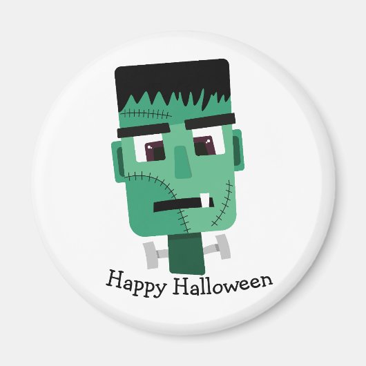 Het hoofd van het monster van Frankenstein Magneet (Voorkant)