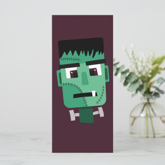 Het hoofd van het monster van Frankenstein Menu (Staand voorkant)