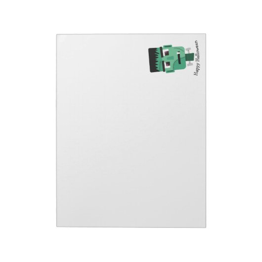 Het hoofd van het monster van Frankenstein Notitieblok (Linkerzijde)