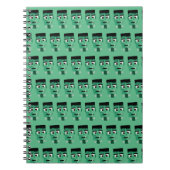 Het hoofd van het monster van Frankenstein Notitieboek (Voorkant)