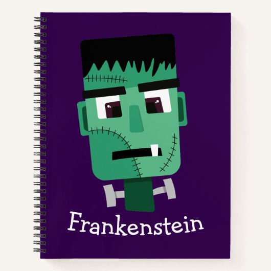 Het hoofd van het monster van Frankenstein Notitieboek (Voorkant)