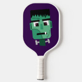 Het hoofd van het monster van Frankenstein Pickleball Paddle (Achterkant)
