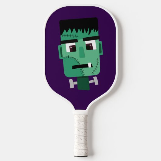 Het hoofd van het monster van Frankenstein Pickleball Paddle (Voorkant)