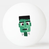 Het hoofd van het monster van Frankenstein Pingpongbal (Achterkant)