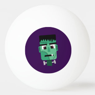 Het hoofd van het monster van Frankenstein Pingpongbal