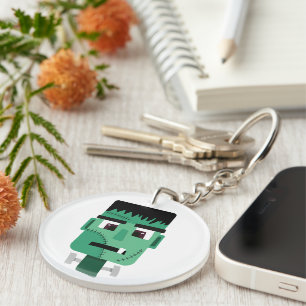 Het hoofd van het monster van Frankenstein Sleutelhanger