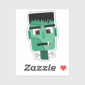 Het hoofd van het monster van Frankenstein Sticker (Vel)