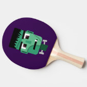 Het hoofd van het monster van Frankenstein Tafeltennisbatje (Zijkant)