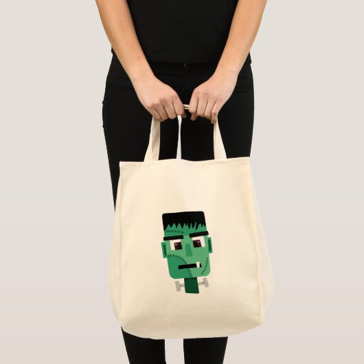 Het hoofd van het monster van Frankenstein Tote Bag (Voorkant (product))