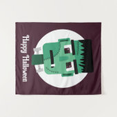 Het hoofd van het monster van Frankenstein Wandkleed (Voorkant (horizontaal))