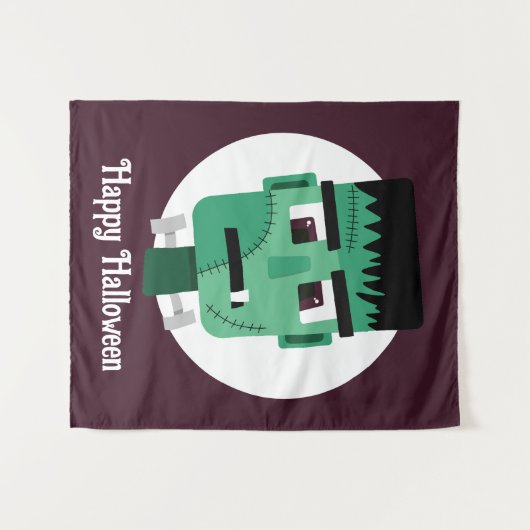 Het hoofd van het monster van Frankenstein Wandkleed (Voorkant (horizontaal))