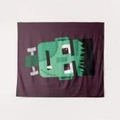 Het hoofd van het monster van Frankenstein Wandkleed (Voorkant (horizontaal))