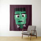 Het hoofd van het monster van Frankenstein Wandkleed (In situ)