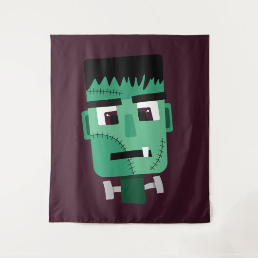 Het hoofd van het monster van Frankenstein Wandkleed (Voorkant)