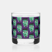 Het hoofd van het monster van Frankenstein Whisky Glas (Achterkant)