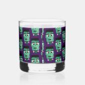 Het hoofd van het monster van Frankenstein Whisky Glas (Rechts)