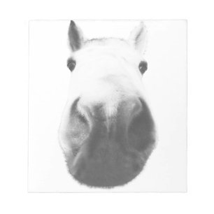 Het hoofd van het paard notitieblok