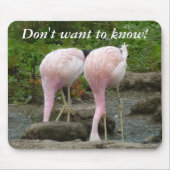 Het hoofd van je in het zand steken! muismat (Voorkant)