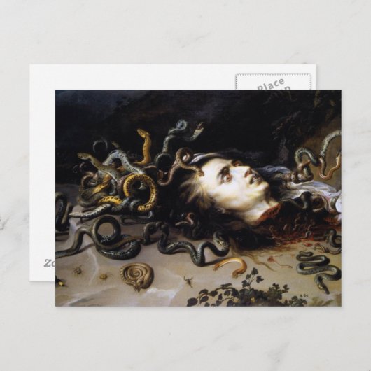 Het hoofd van Medusa Briefkaart (Voorkant / Achterkant)