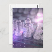 Het HoofdBriefkaart van het schaak Briefkaart (Voorkant / Achterkant)