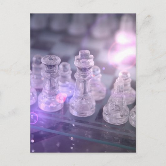 Het HoofdBriefkaart van het schaak Briefkaart (Voorkant)