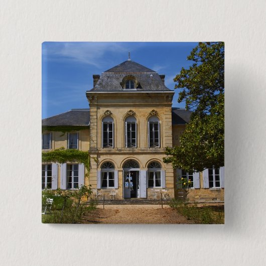 Het hoofdgebouw, gerenoveerd door vierkante button 5,1 cm (Voorkant)