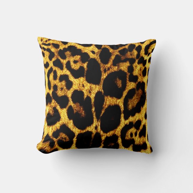 Het Hoofdkussen van de luipaard Kussen (Voorkant)
