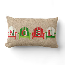 Het Hoofdkussen van Kerstmis van de ligstoel met